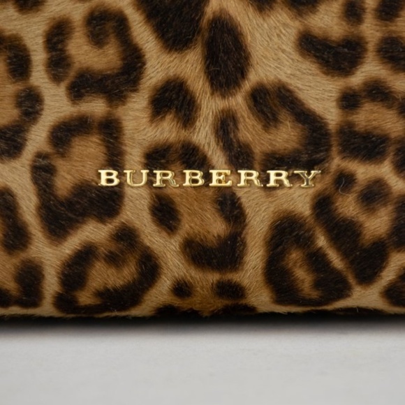 Burberry Calfhair Leopard Banner Tote - Picture 6 of 12